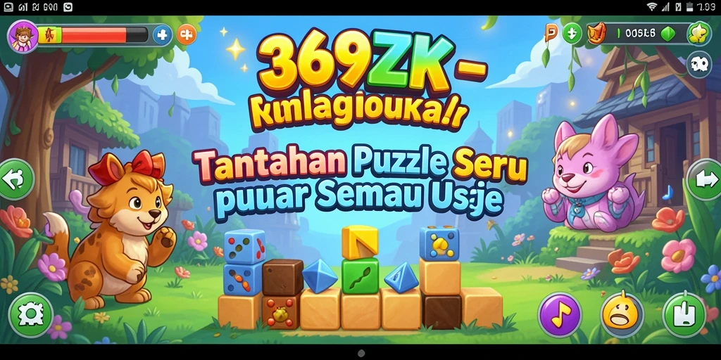 Screenshot dari gameplay menampilkan tantangan Puzzle yang menarik.