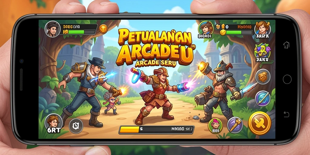 Screenshot yang menunjukkan gameplay seru dari 6RT dengan tantangan menarik.
