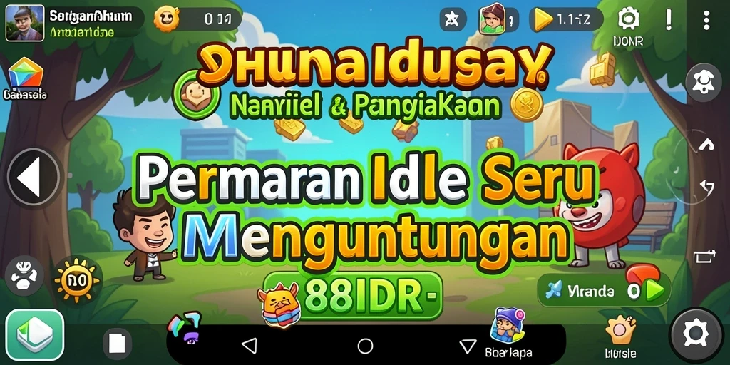 Screenshot gameplay 88IDR yang menunjukkan aktivitas pengelolaan bisnis.