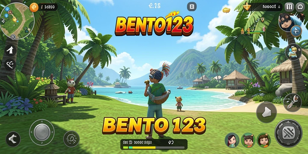Tangkapan layar BENTO123 menampilkan gameplay yang seru dan penuh warna.
