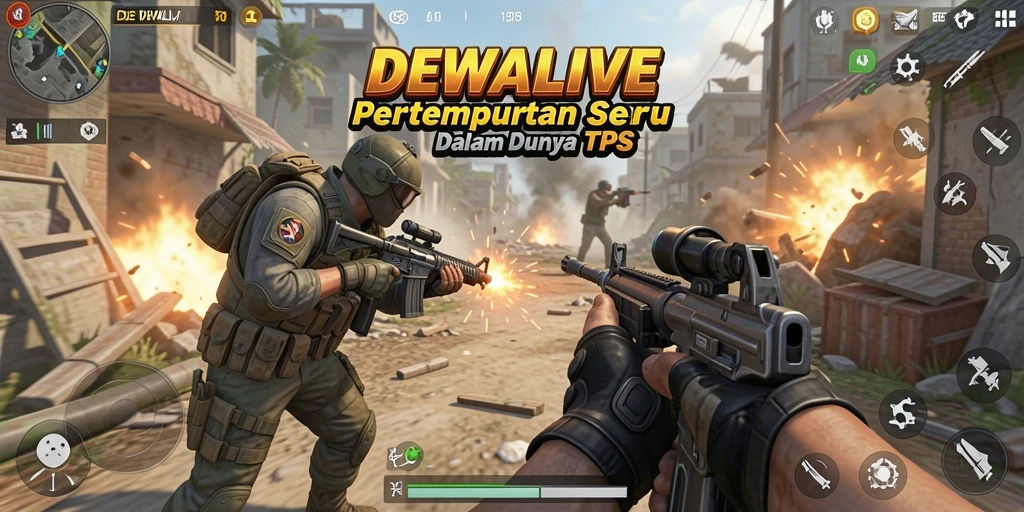 Tampilan gameplay seru di DEWALIVE dengan aksi menegangkan.