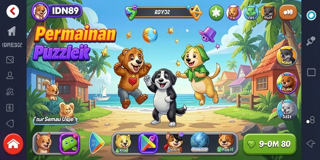 Tangkapan layar gameplay IDN89 menampilkan tantangan puzzle yang mengasyikkan.