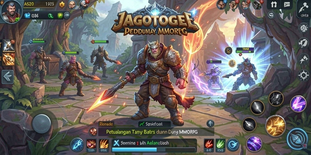 Tangkapan layar gameplay menampilkan pertarungan seru di dunia <strong>JAGOTOGEL</strong>.