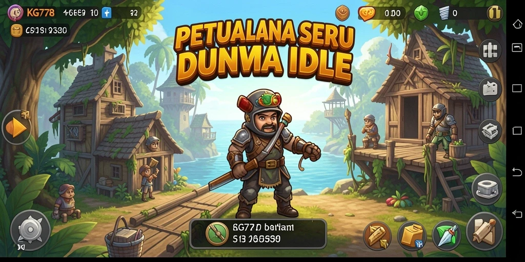 Screenshot KG778 menampilkan karakter dalam gameplay Idle yang seru.