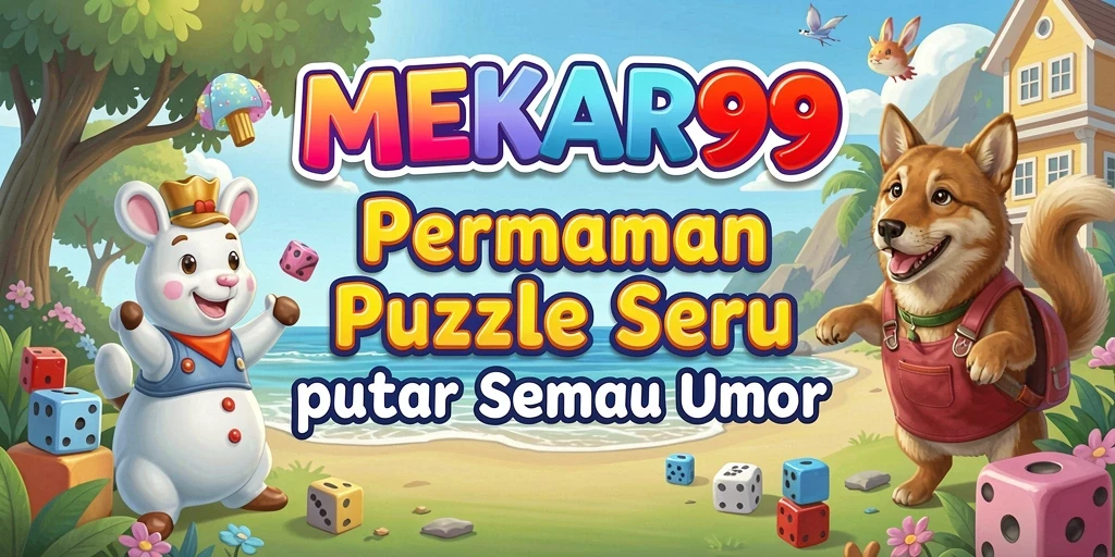 Tangkapan layar utama MEKAR99 menampilkan skenario permainan Puzzle yang menarik.
