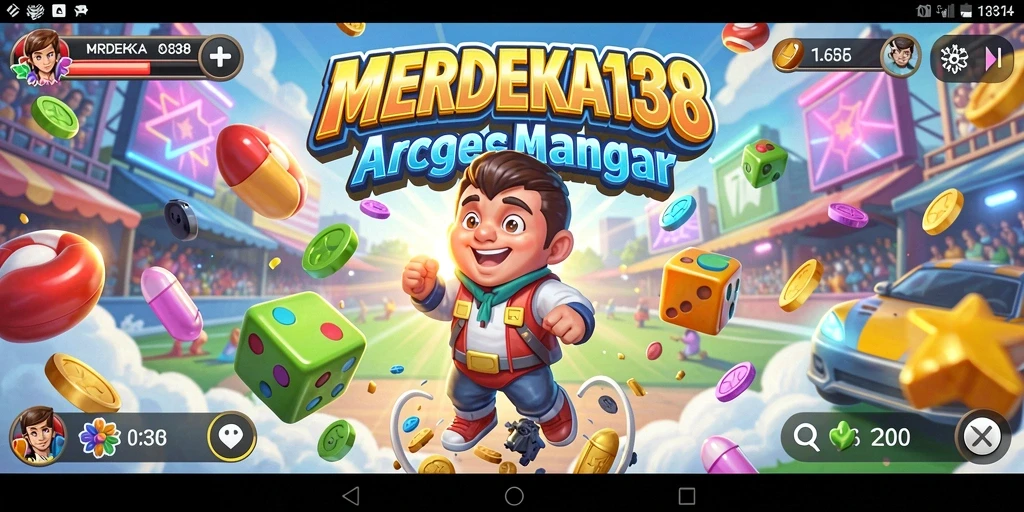 Tangkapan layar dari gameplay seru di MERDEKA138.
