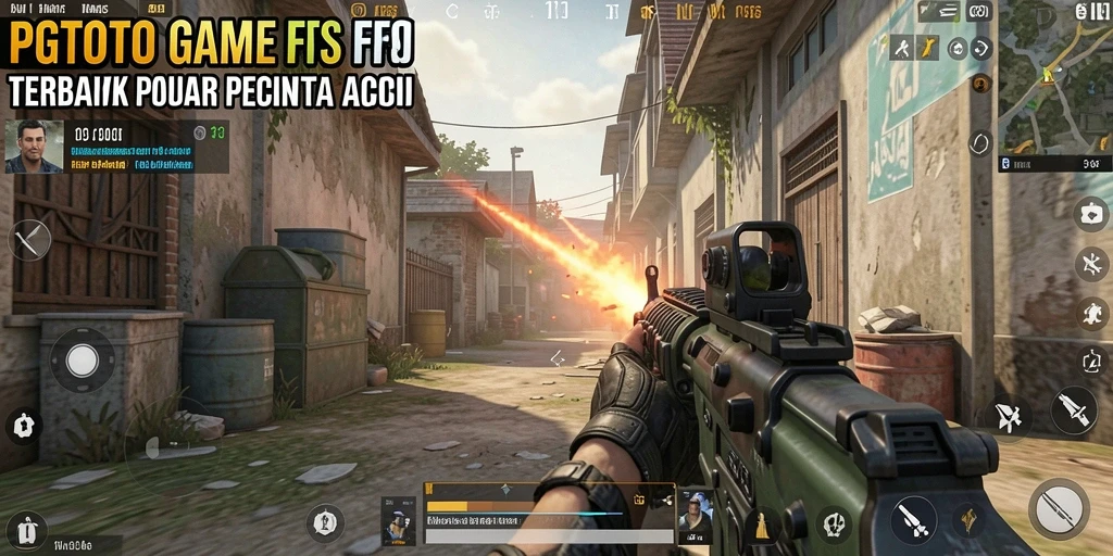 Gameplay seru PGTOTO dengan aksi tembak-menembak mendebarkan.