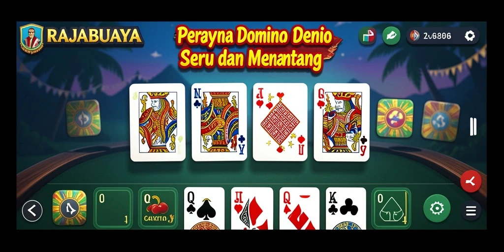 Tampilan gameplay seru di RAJABUAYA dengan berbagai mode permainan.