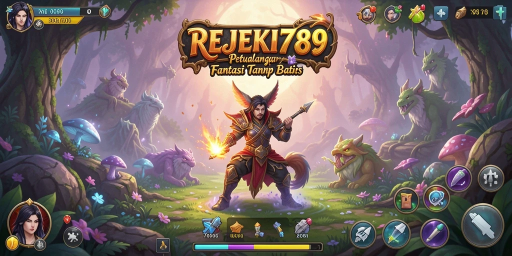 Tangkapan layar gameplay seru dari REJEKI789 yang menampilkan pertarungan epik.