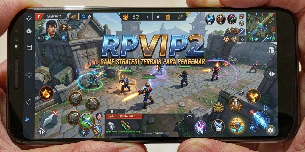 Screenshot gameplay RPVIP2 menampilkan aksi strategi yang mendebarkan.