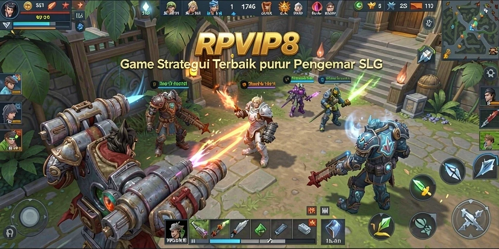 Gambaran aksi strategis di dalam RPVIP8 dengan karakter menawan.