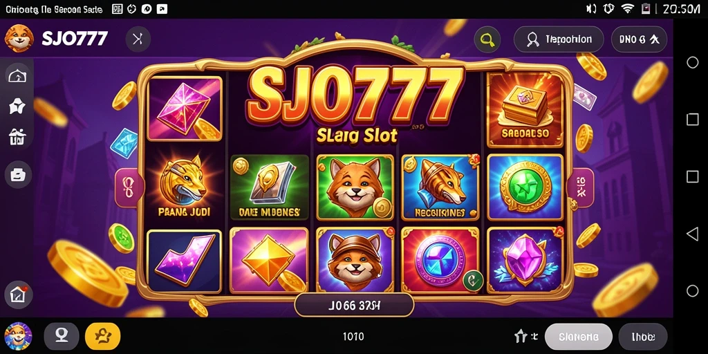 Tampilan gameplay slot yang menarik dan mendebarkan di SJO777.