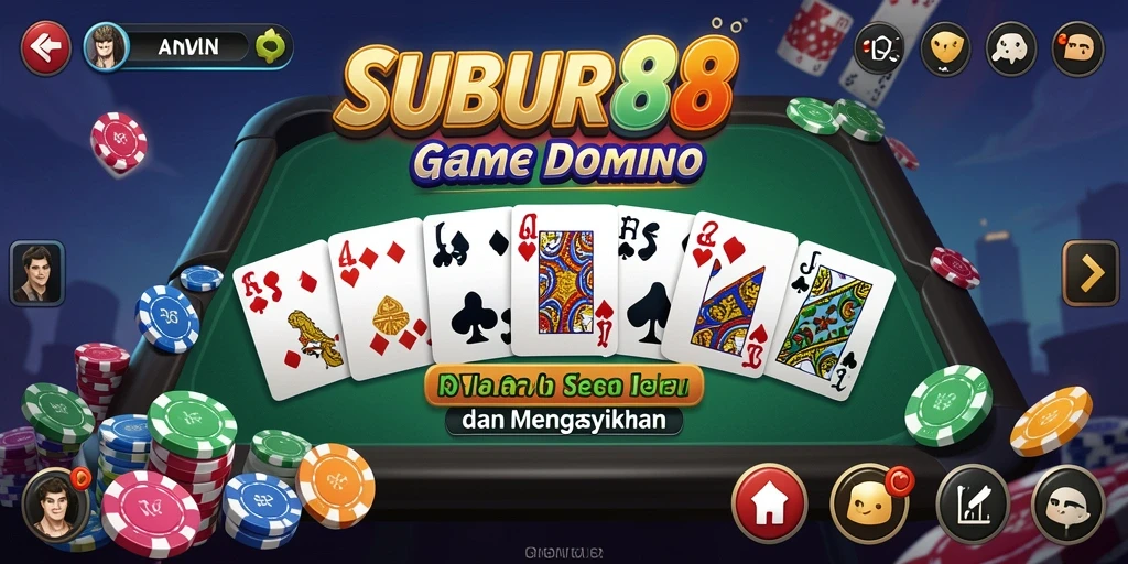 Tangkapan layar SUBUR88 menampilkan pemain bersaing dalam permainan Domino.