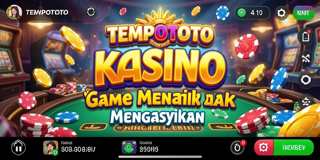 Tampilan gameplay Kasino yang menawan di TEMPOTOTO.